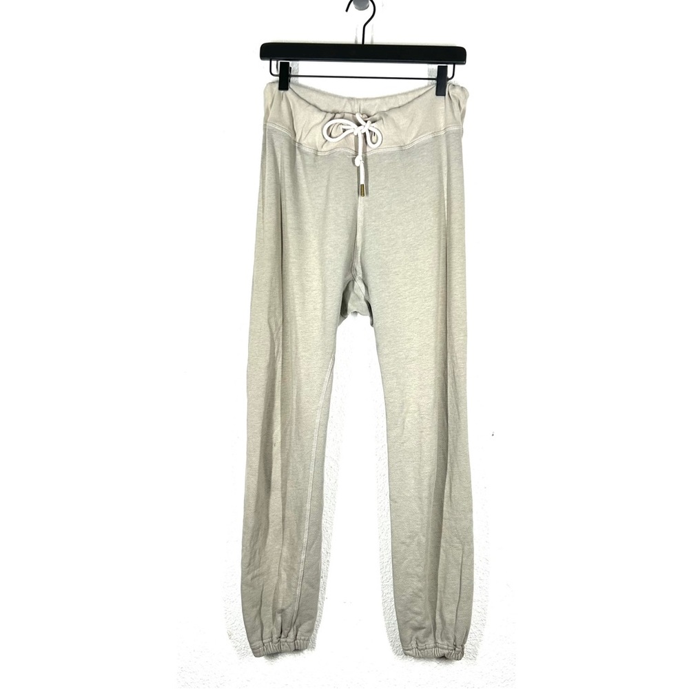 The Great Drawstring Lounge Pants Oversized Baggy Taupe Sweats S